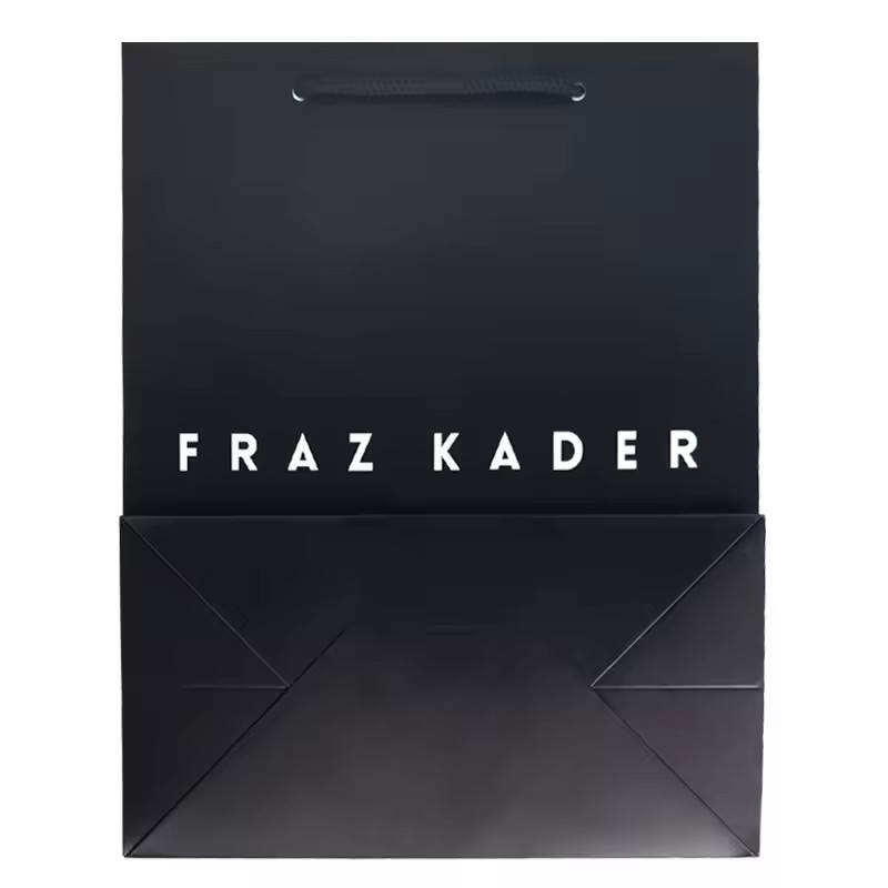 Black 250gsm Boutique Paper Bag view 5