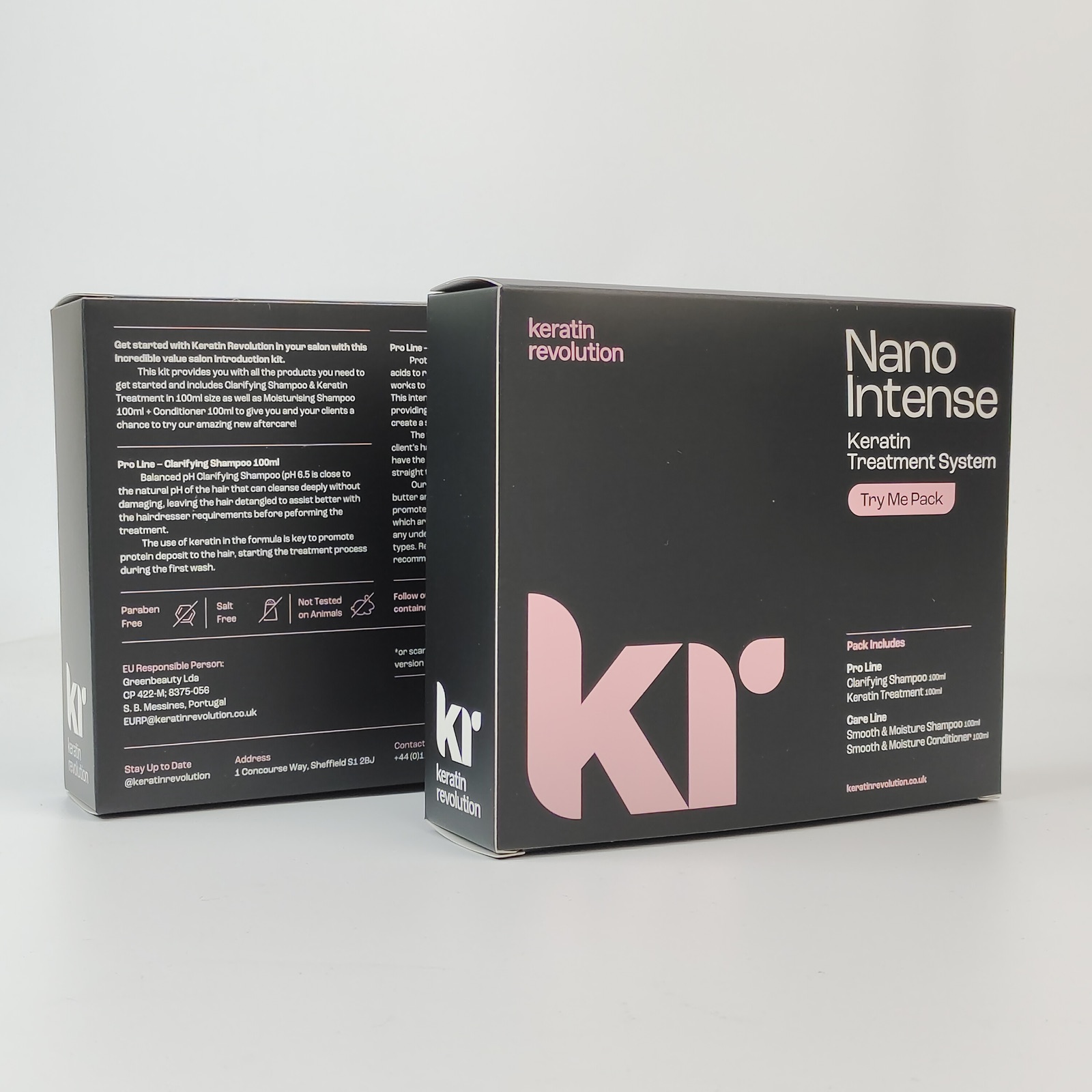 Black Hair Care Folding Carton view 4