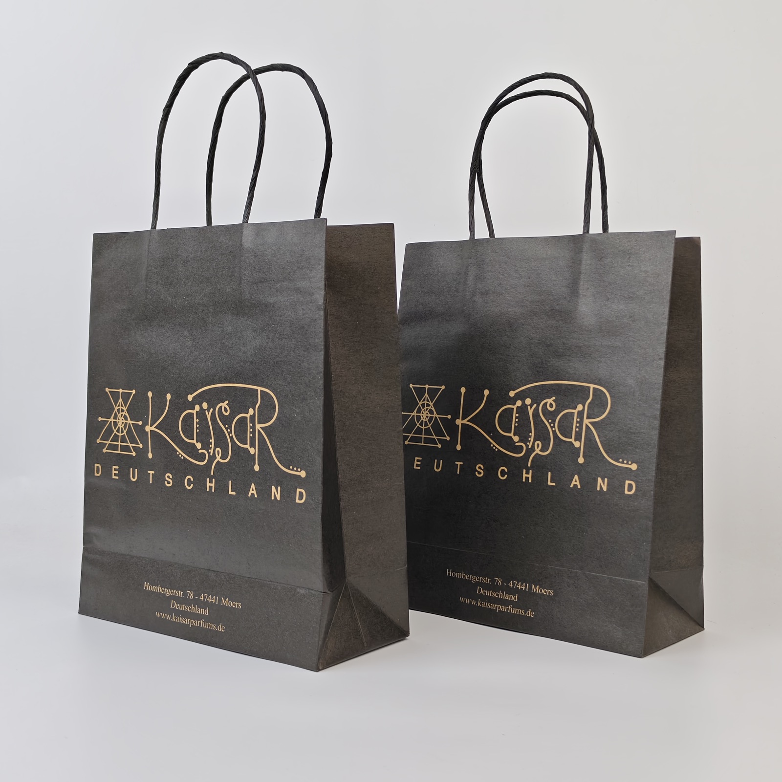 Black Kraft Paper Bag