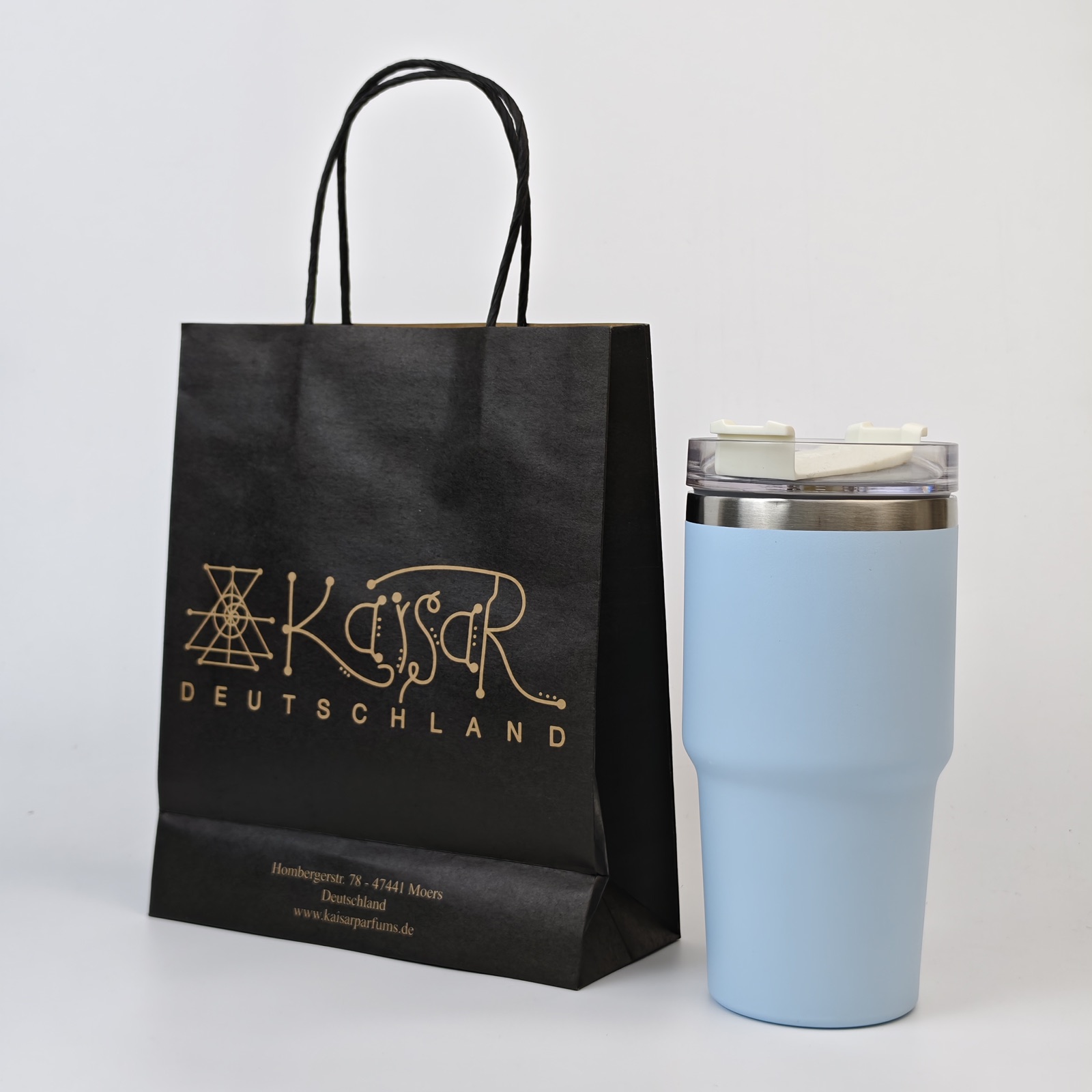 Black Kraft Paper Bag view 3