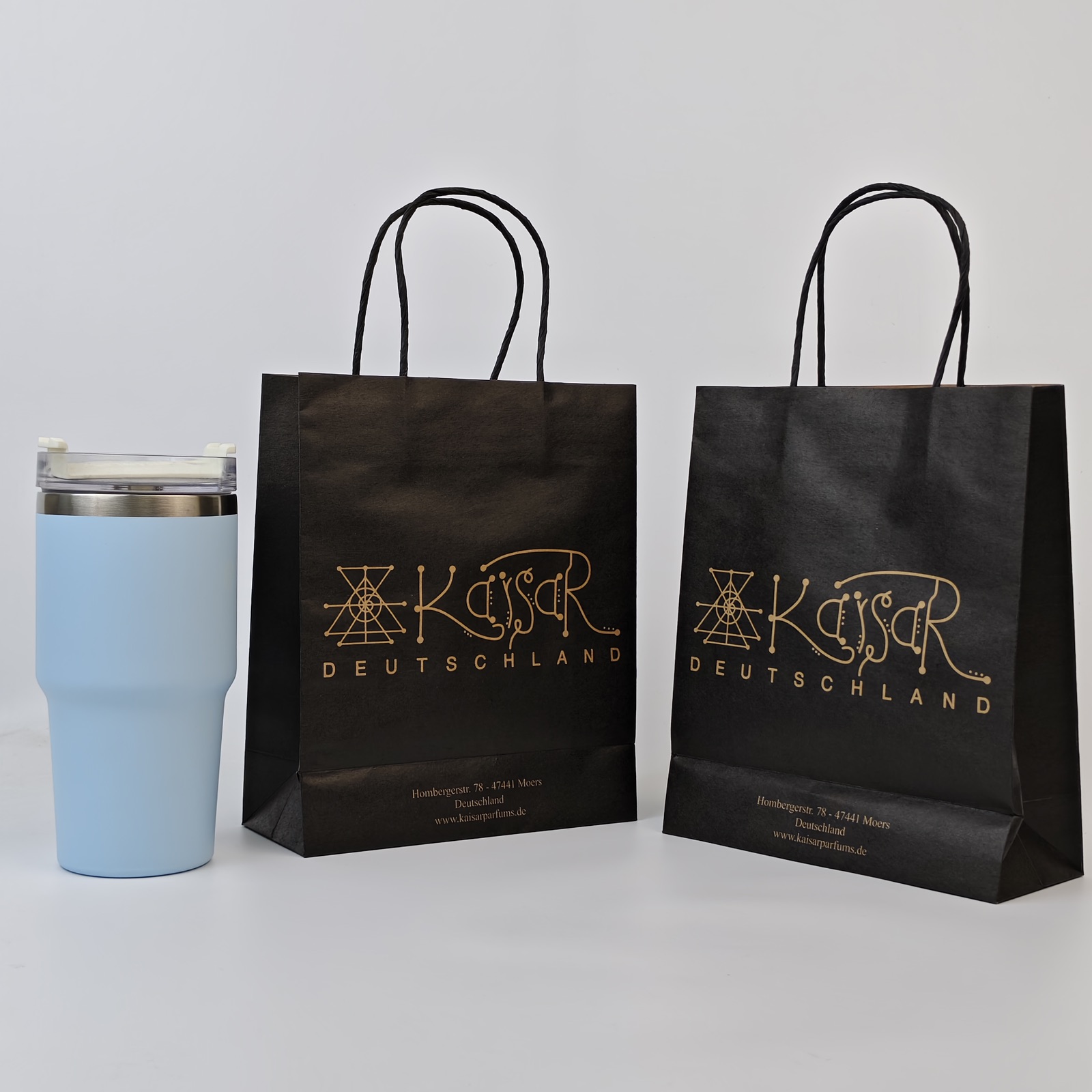 Black Kraft Paper Bag view 5