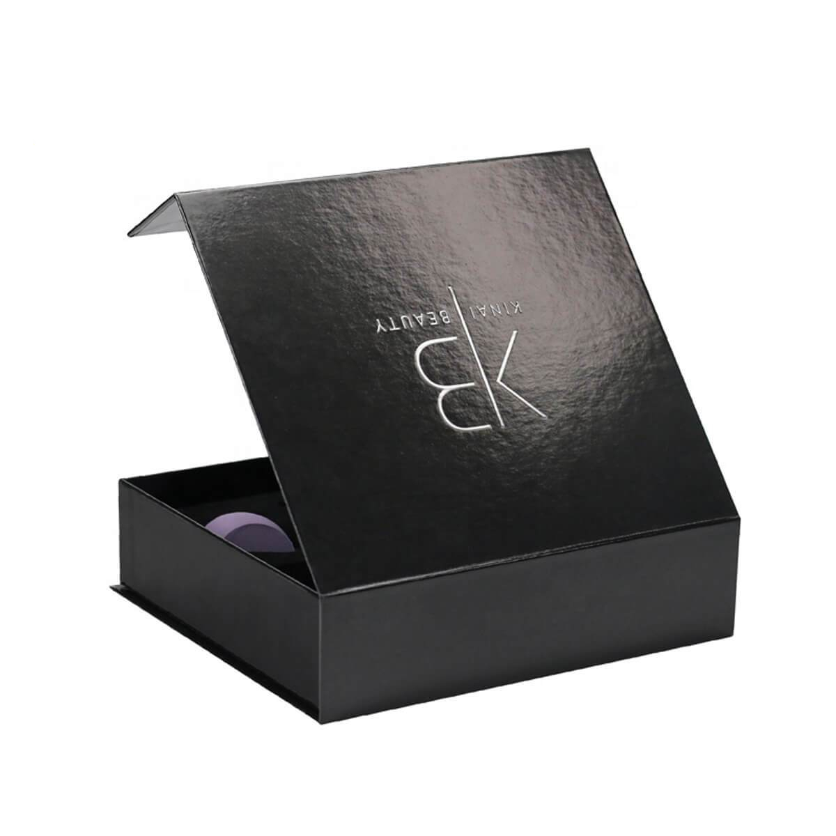 Black Magnetic Cosmetic Gift Box view 5