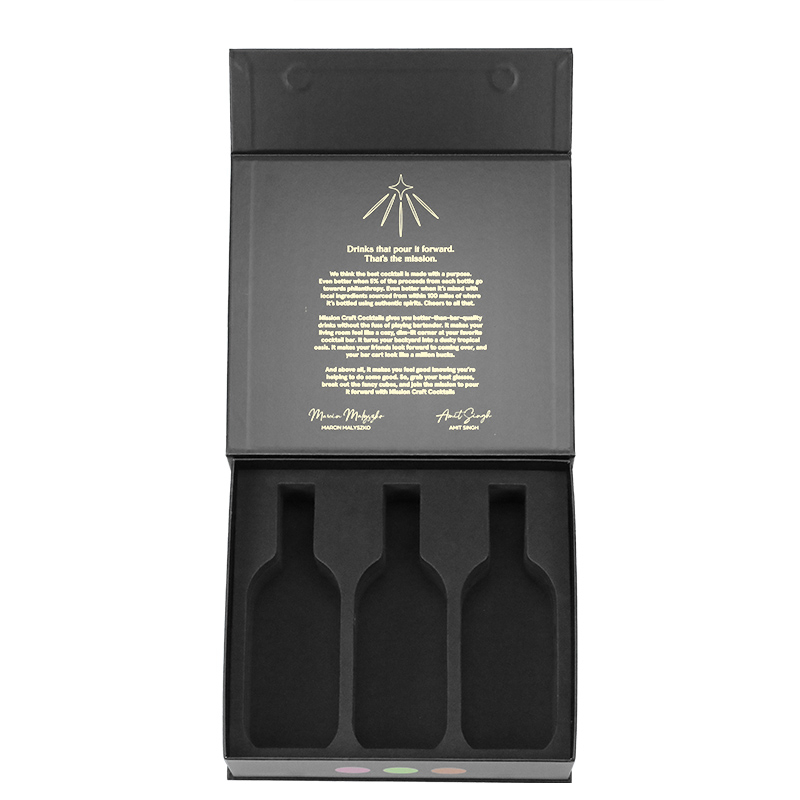 Luxury Magnetic Wine Gift Box view 2
