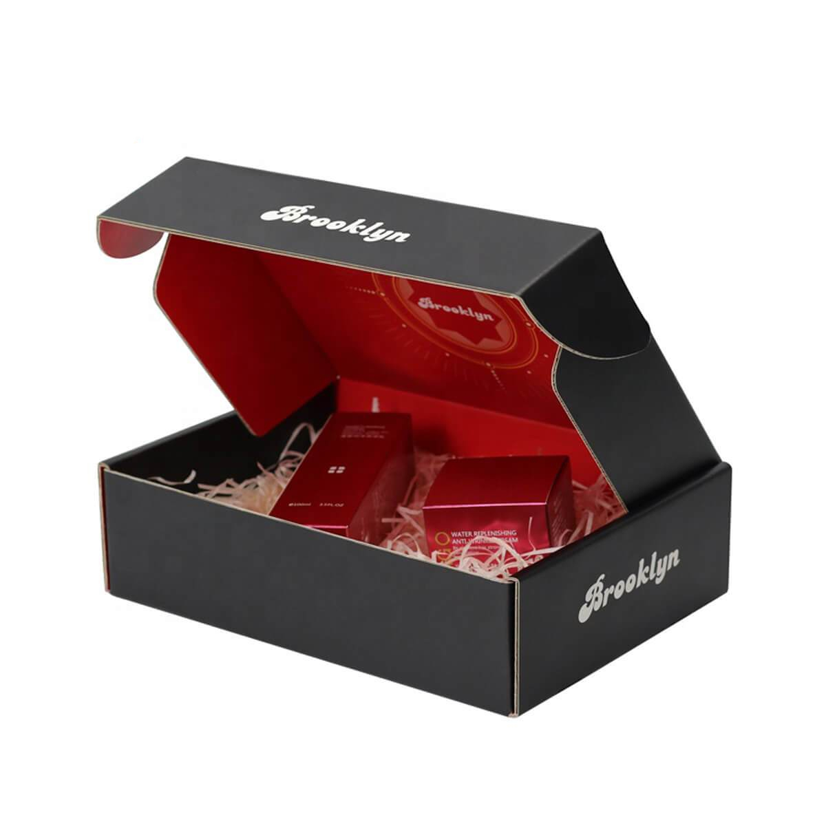 Black Printed Custom Mailer Box view 4