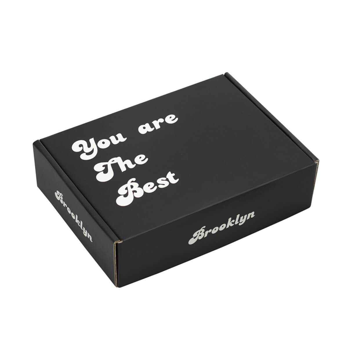 Black Printed Custom Mailer Box view 5