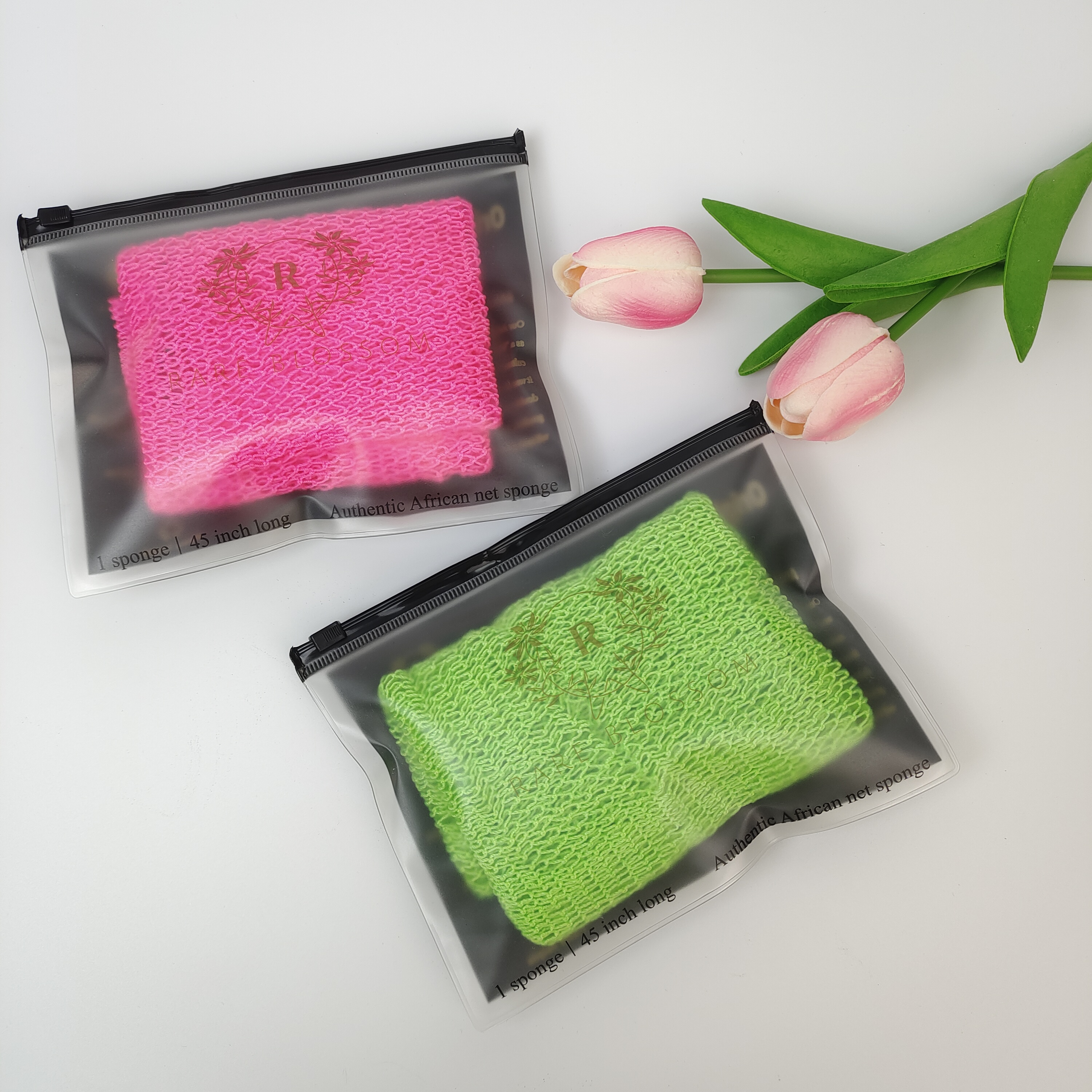 clear PVC cosmetic pouch with black zipper - view 5