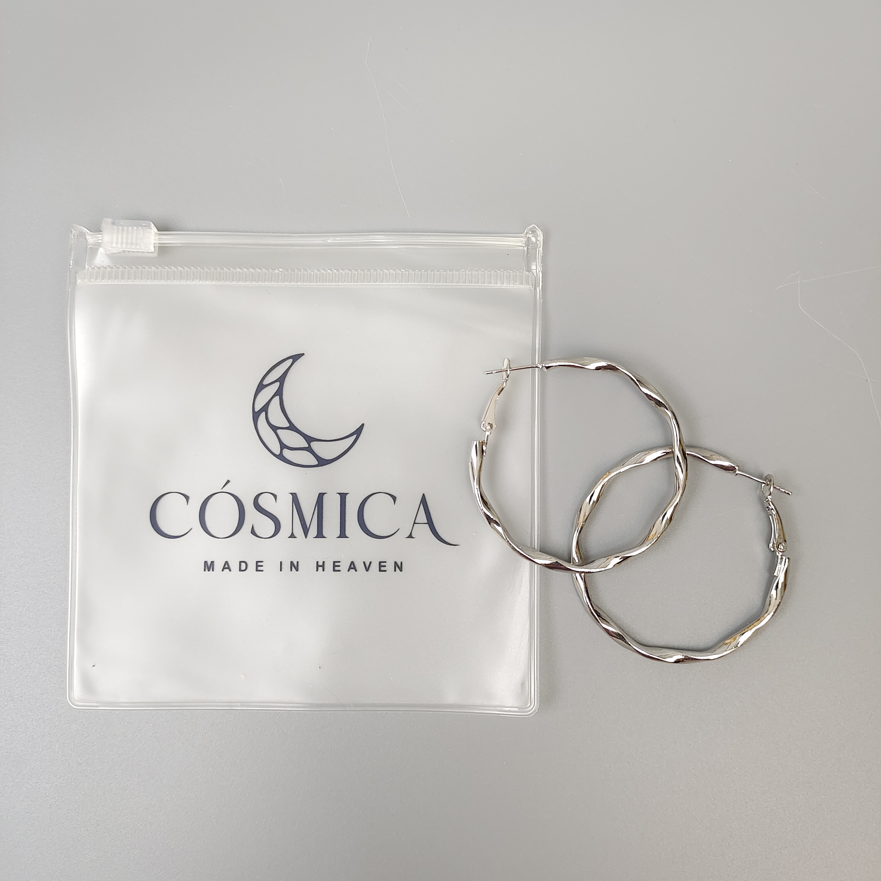 small transparent PVC zipper pouch for jewelry - view 4