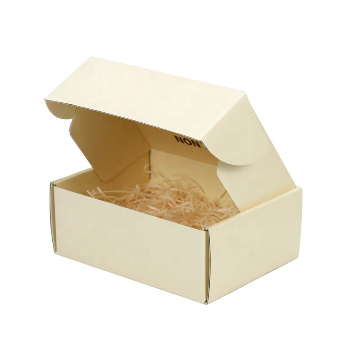 Cream Printed Mailer Box view 2