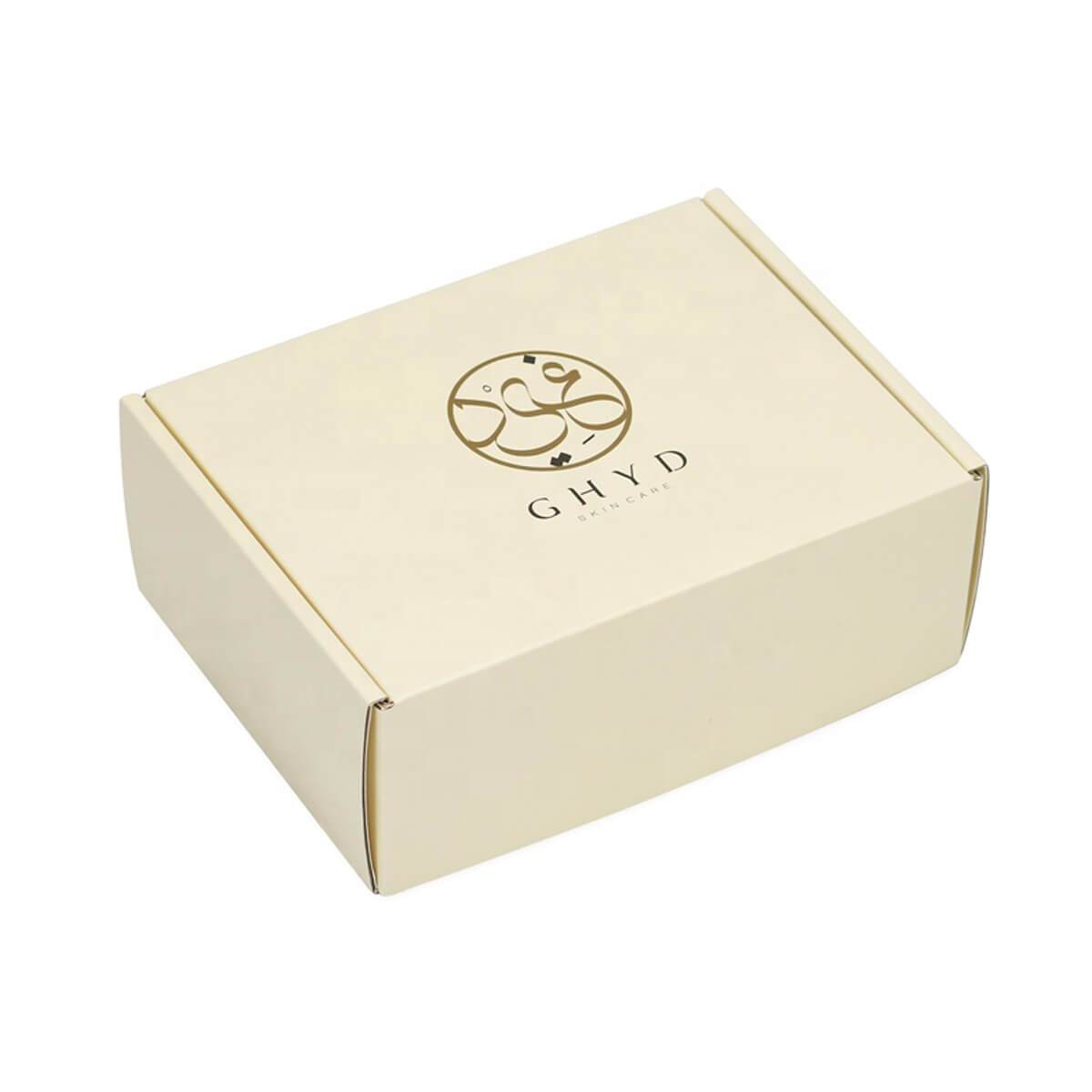 Cream Printed Mailer Box view 3