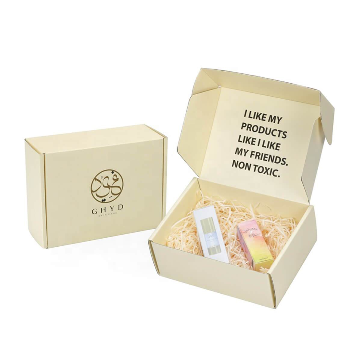 Cream Printed Mailer Box view 4