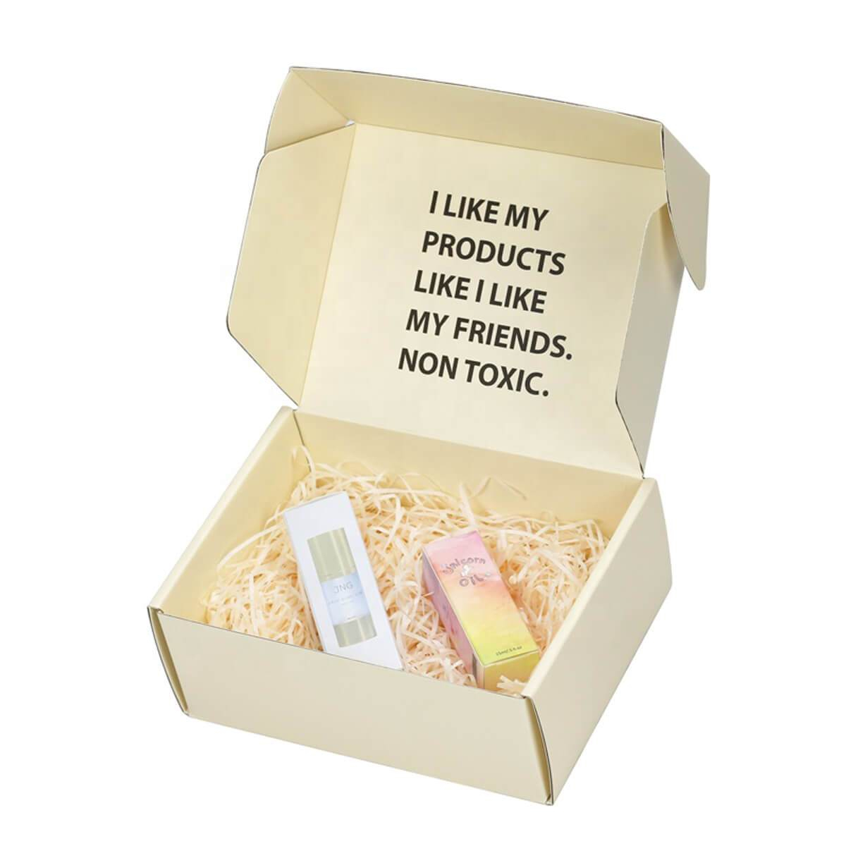 Cream Printed Mailer Box view 6