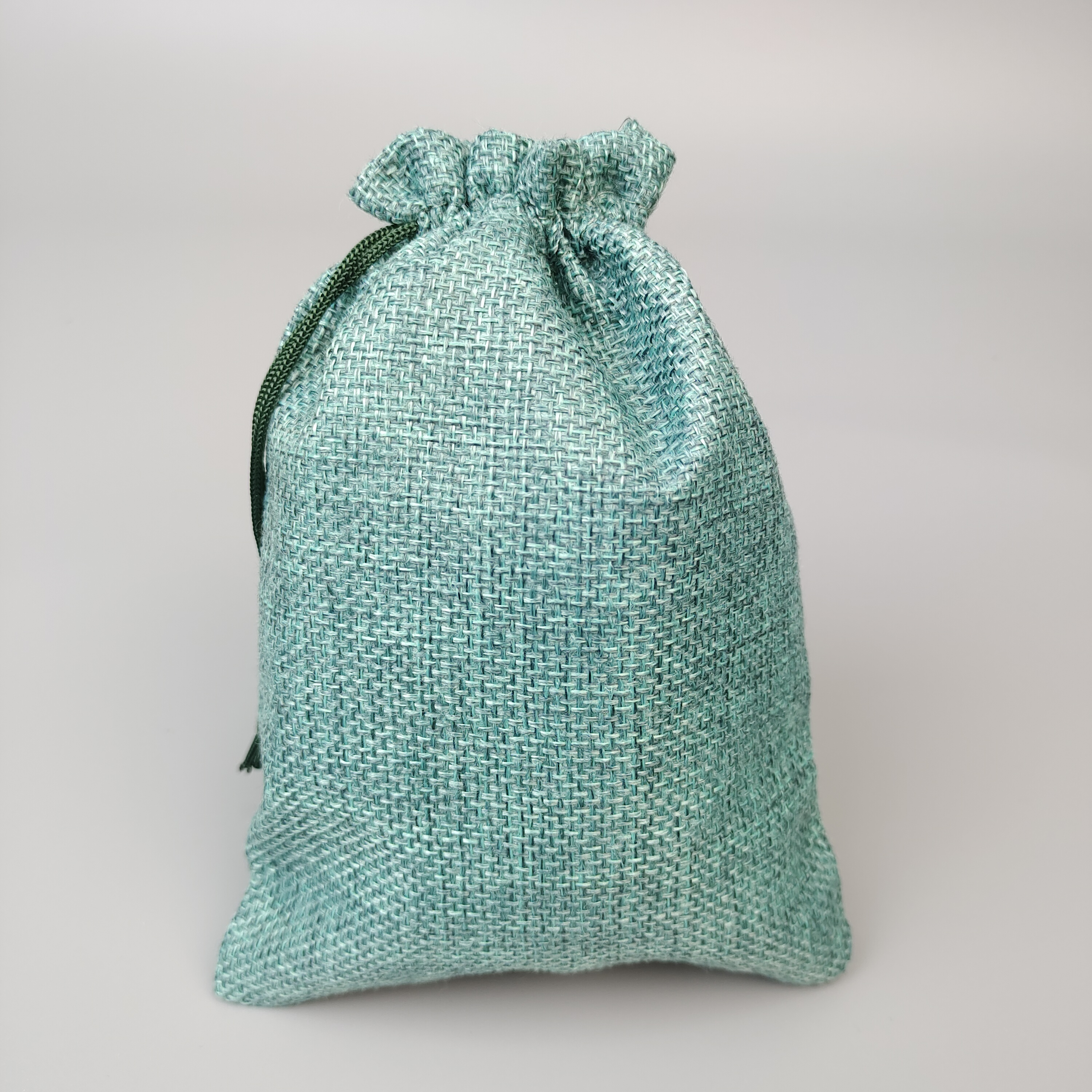 custom logo printed cotton drawstring pouch - view 2