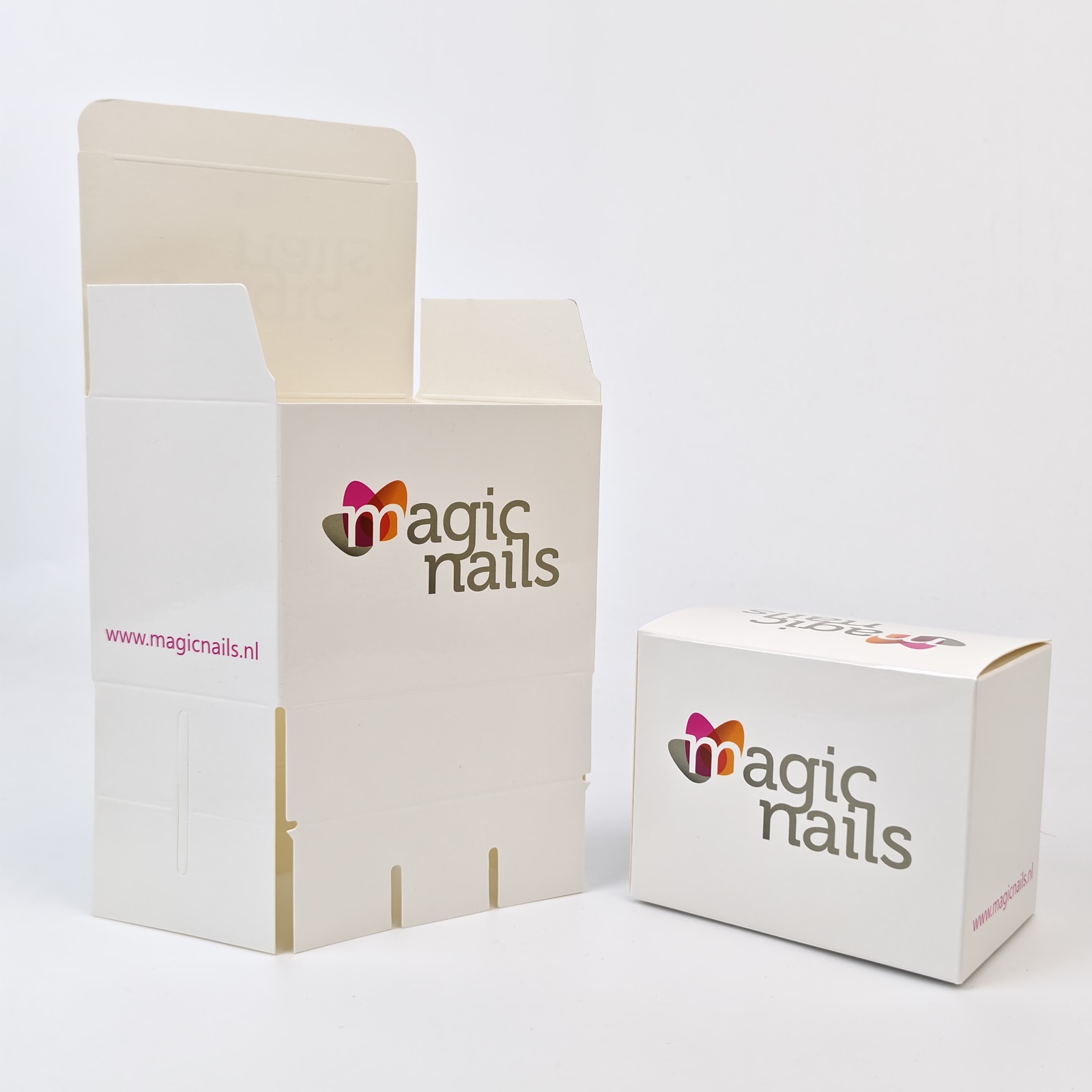 Custom Nail Product Folding Carton view 2