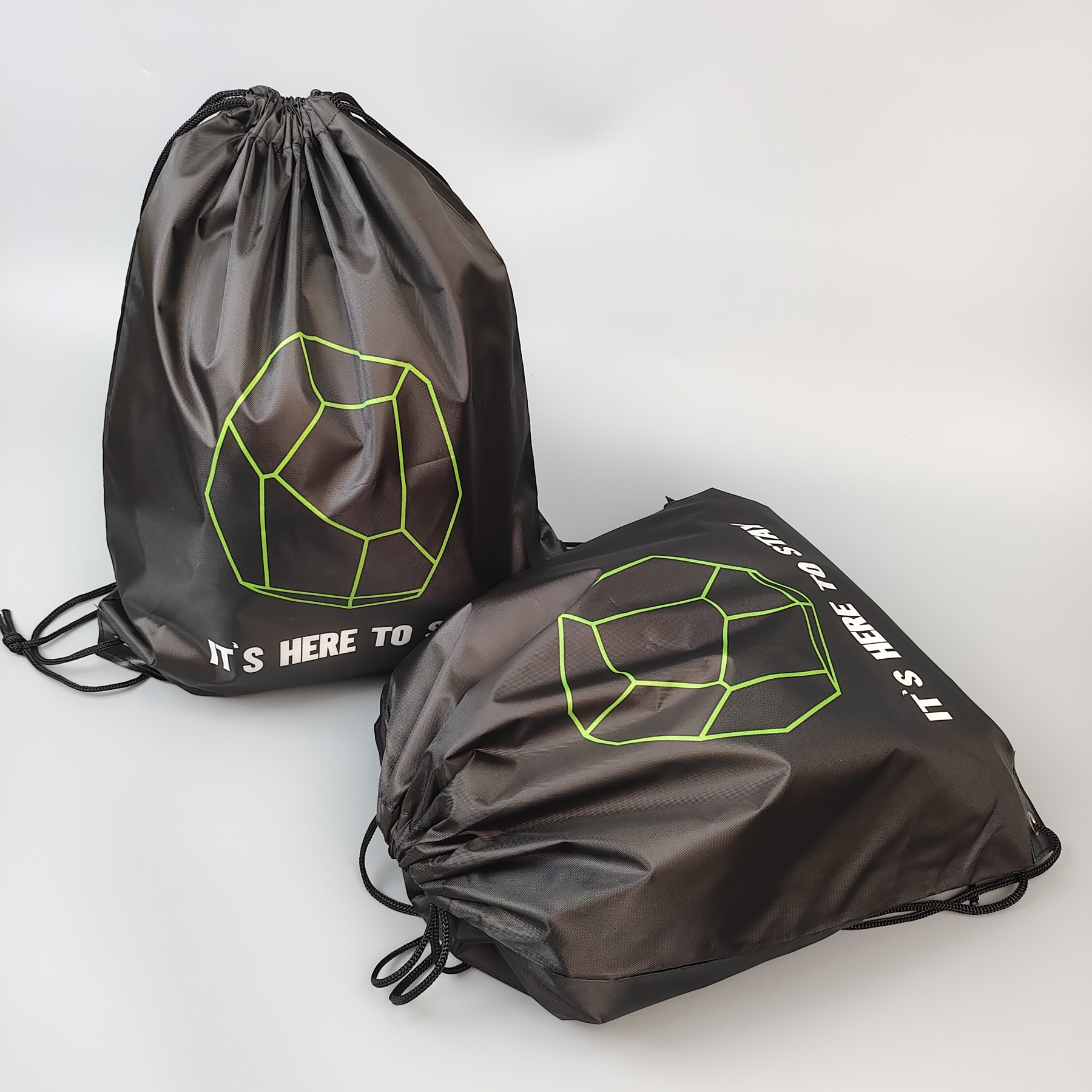 Fluorescent Polyester Backpack view 1