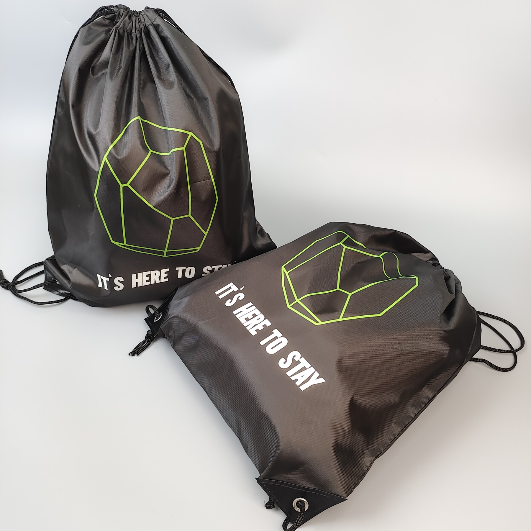 Fluorescent Polyester Backpack view 2