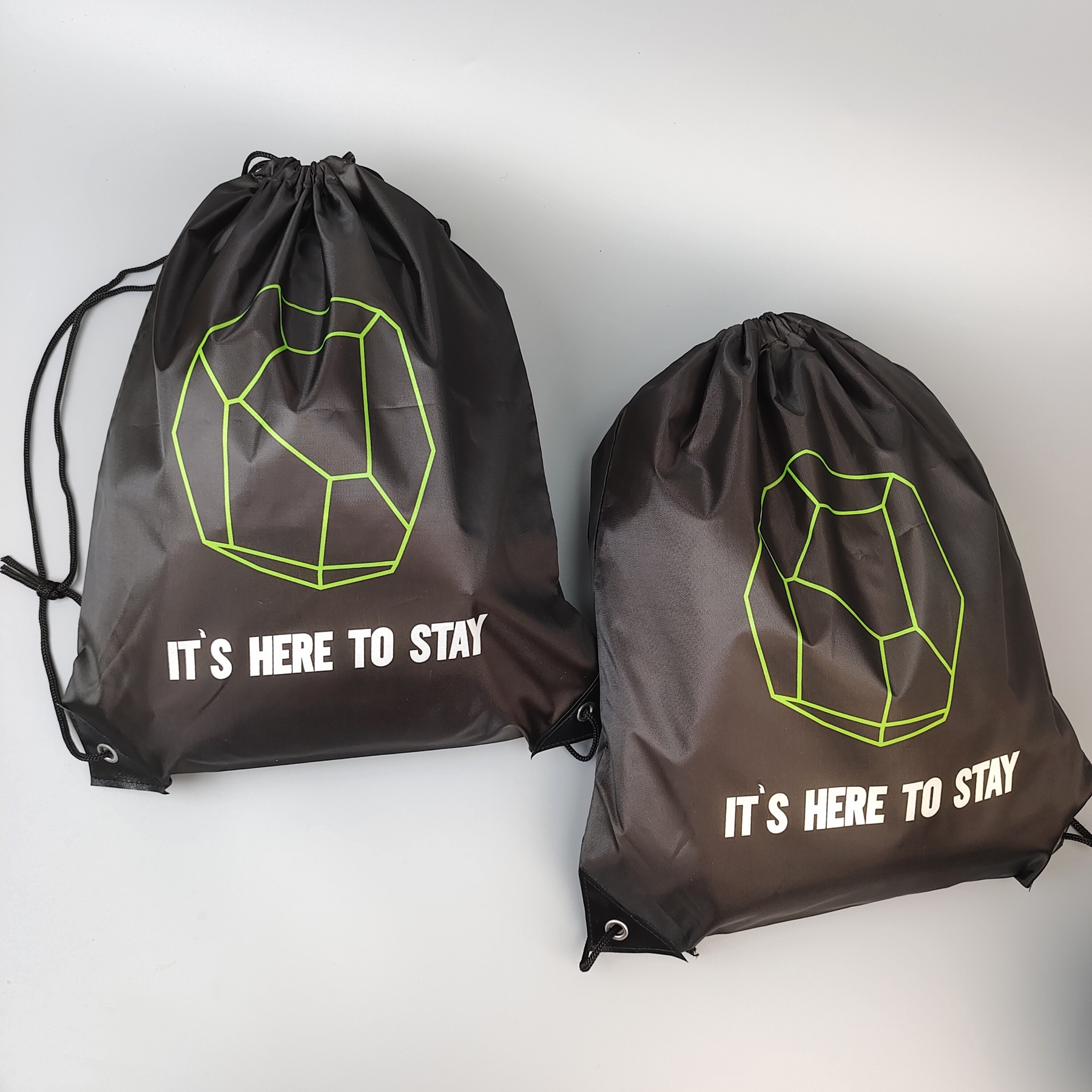 Fluorescent Polyester Backpack view 3