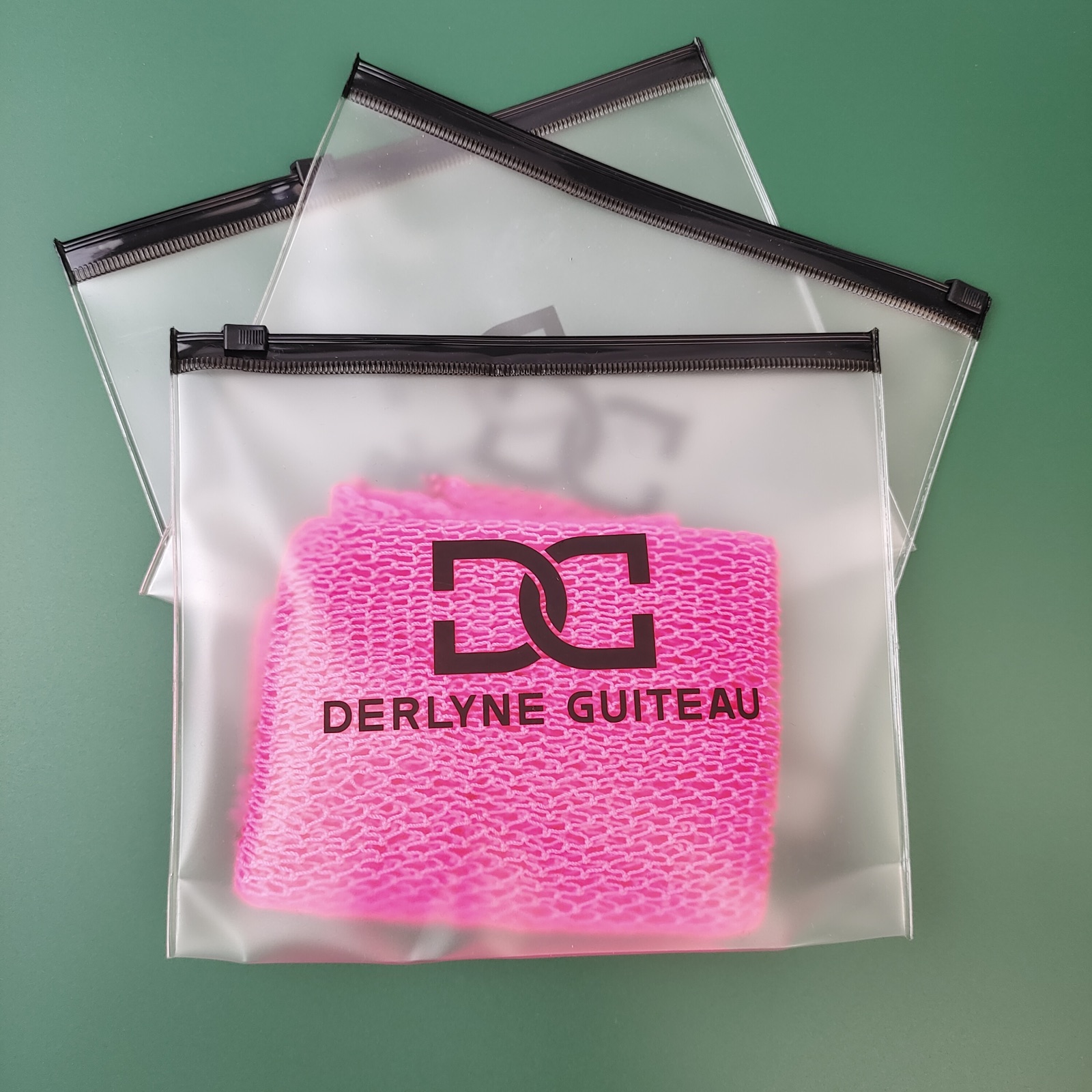 Frosted Bottom-Gusset PVC Zipper Bag view 5