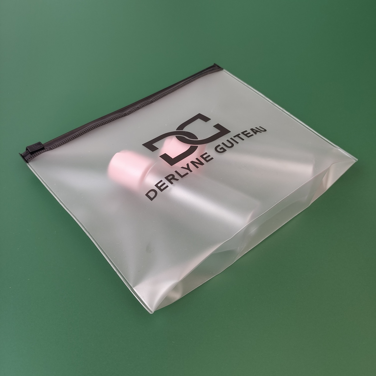 Frosted Bottom-Gusset PVC Zipper Bag view 6