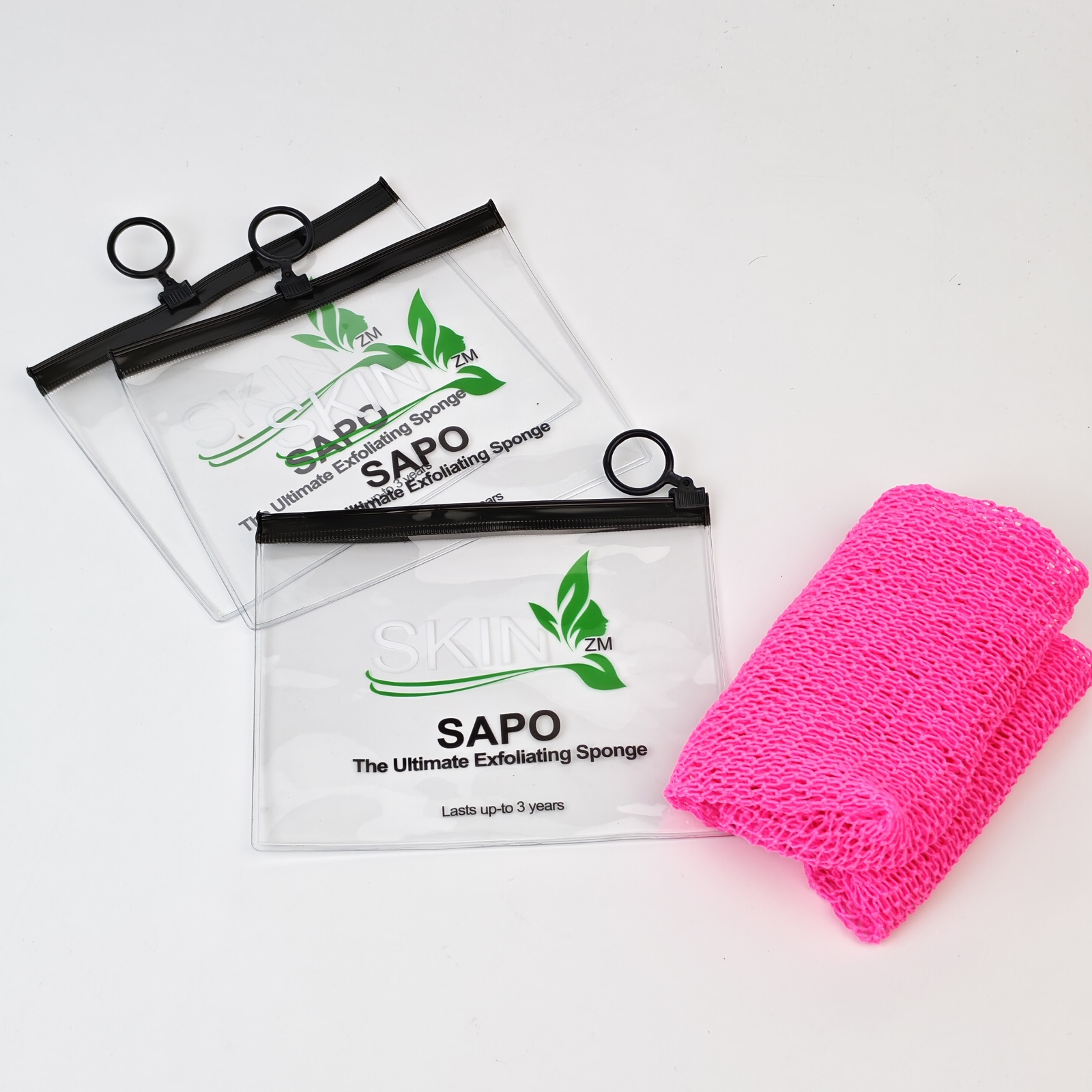 Full-Color Printed Clear PVC Zipper Bag