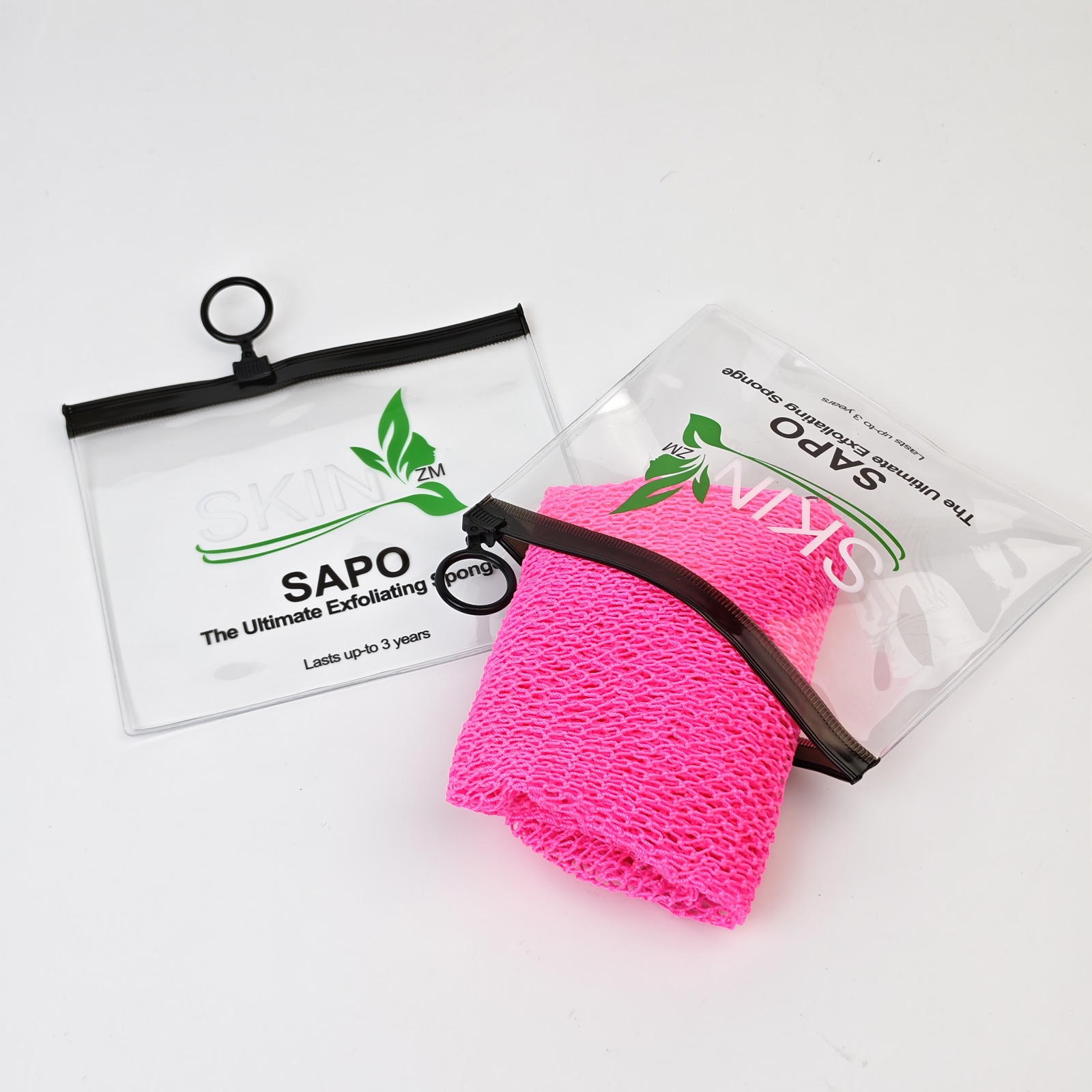 Full-Color Printed Clear PVC Zipper Bag view 3