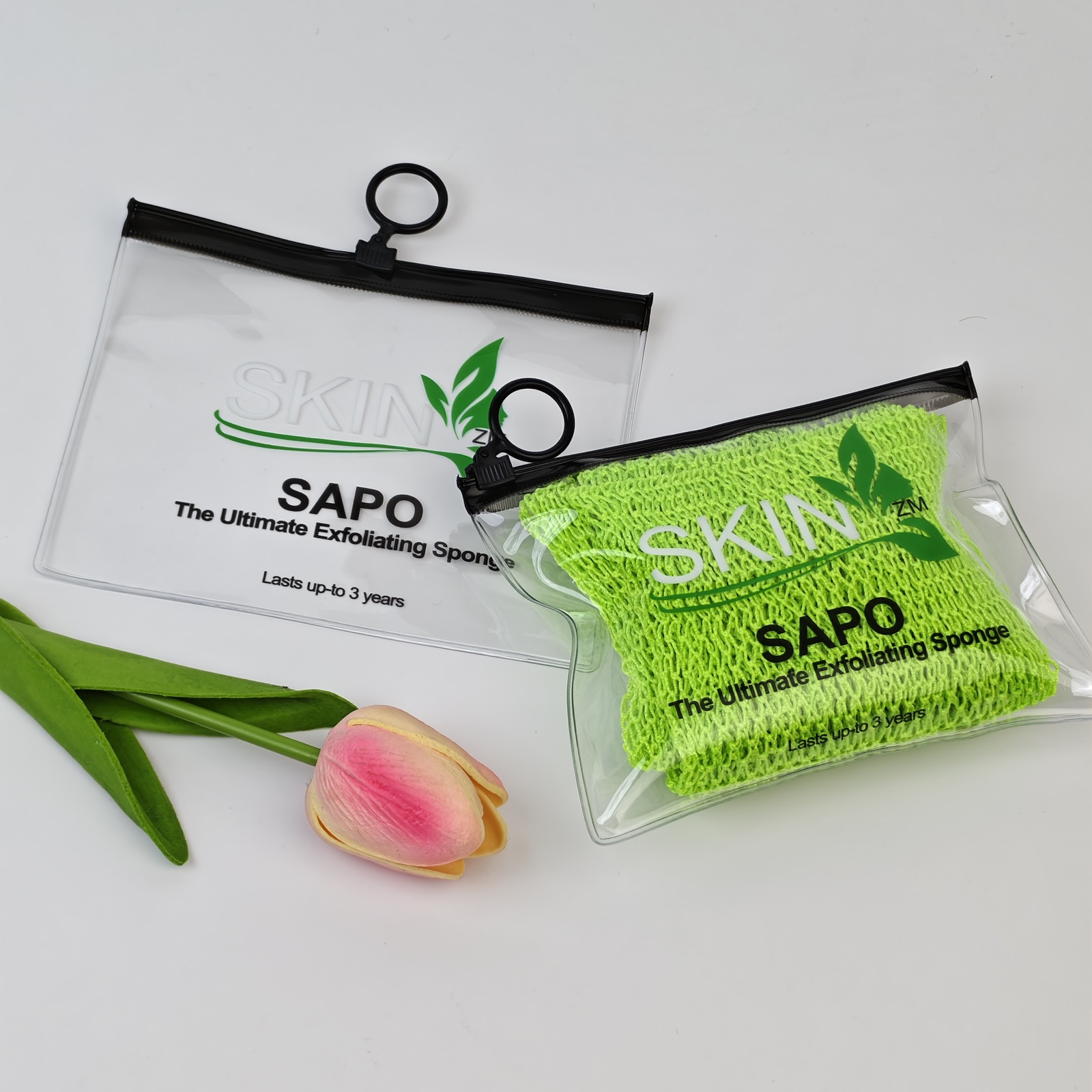Full-Color Printed Clear PVC Zipper Bag view 4