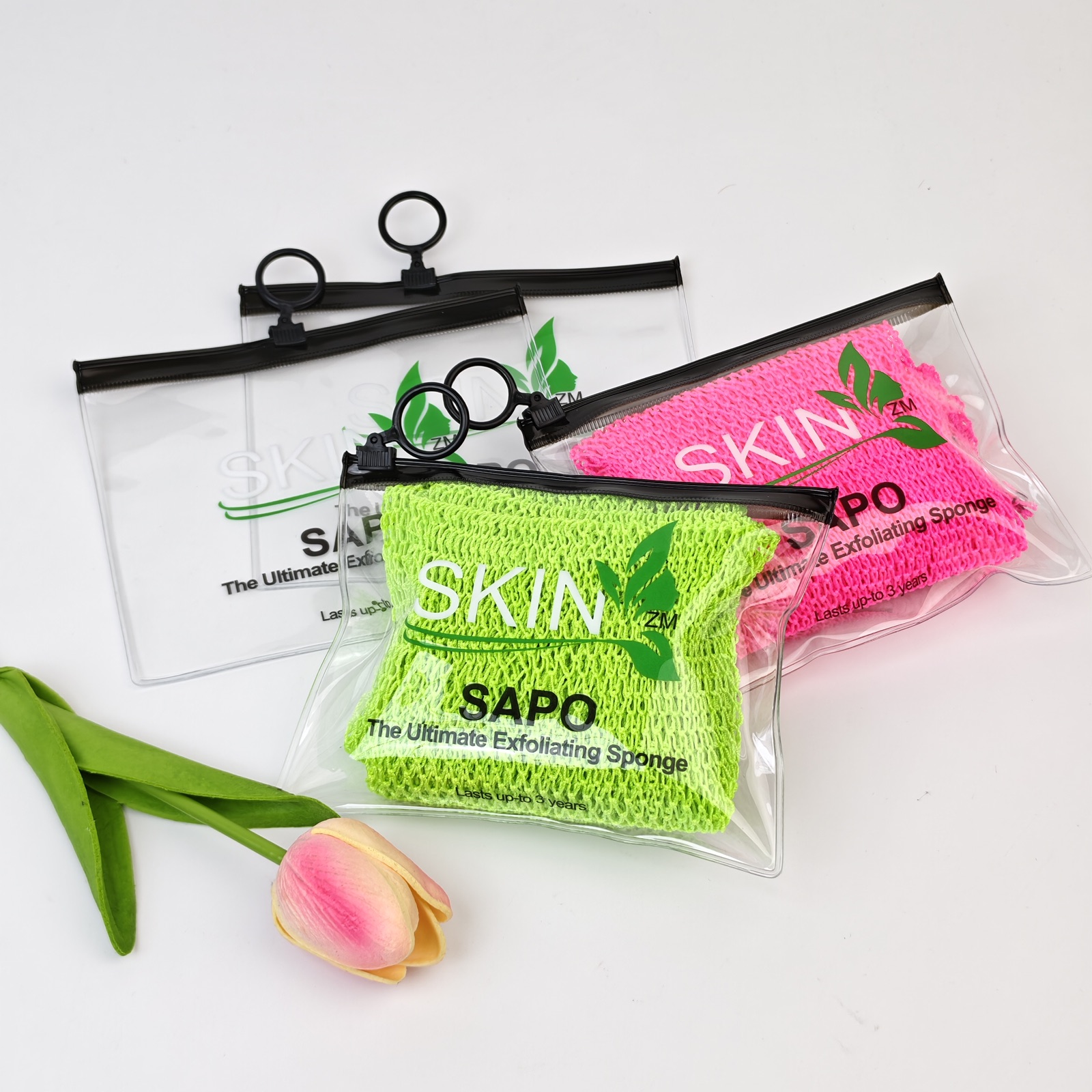 Full-Color Printed Clear PVC Zipper Bag view 5