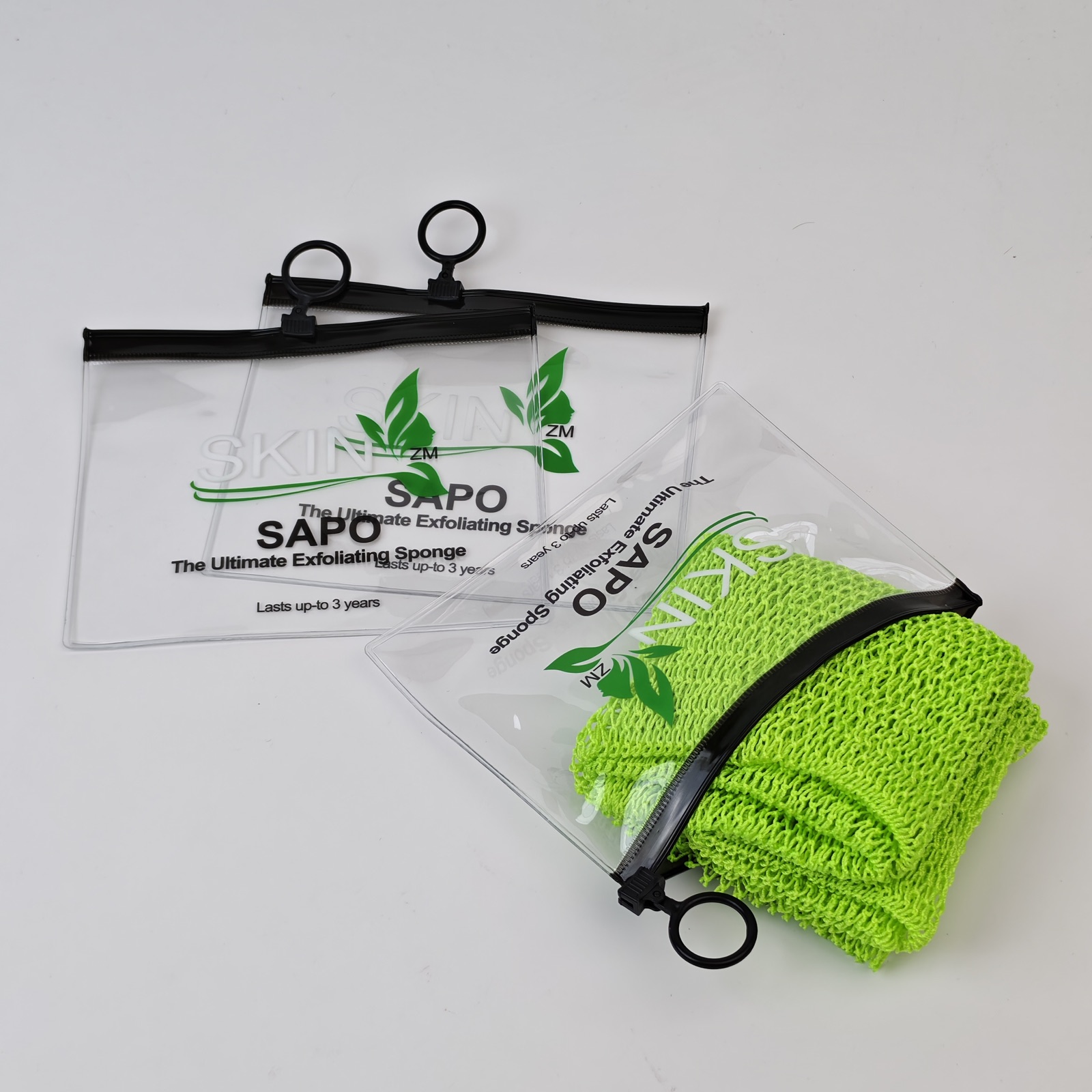 Full-Color Printed Clear PVC Zipper Bag view 6