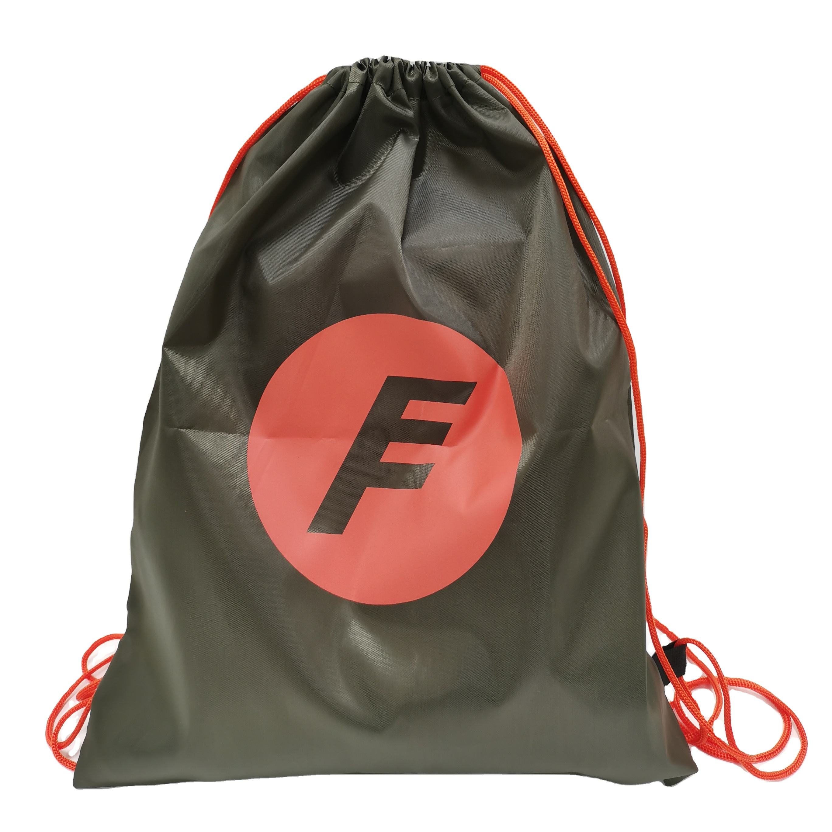 assorted color plain polyester drawstring backpacks for events - view 4