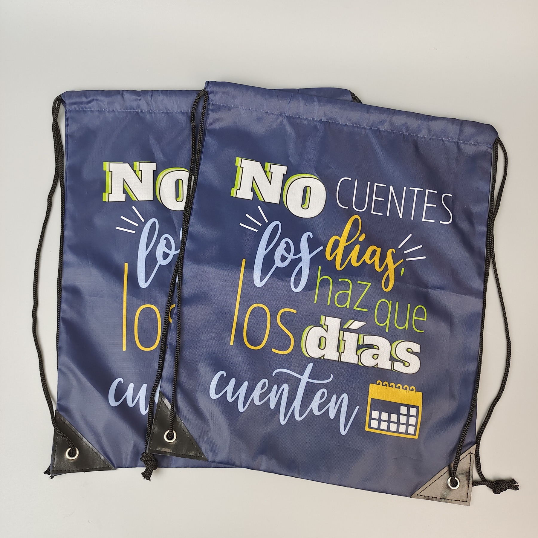 Navy Sublimation Printed Polyester Backpack view 4