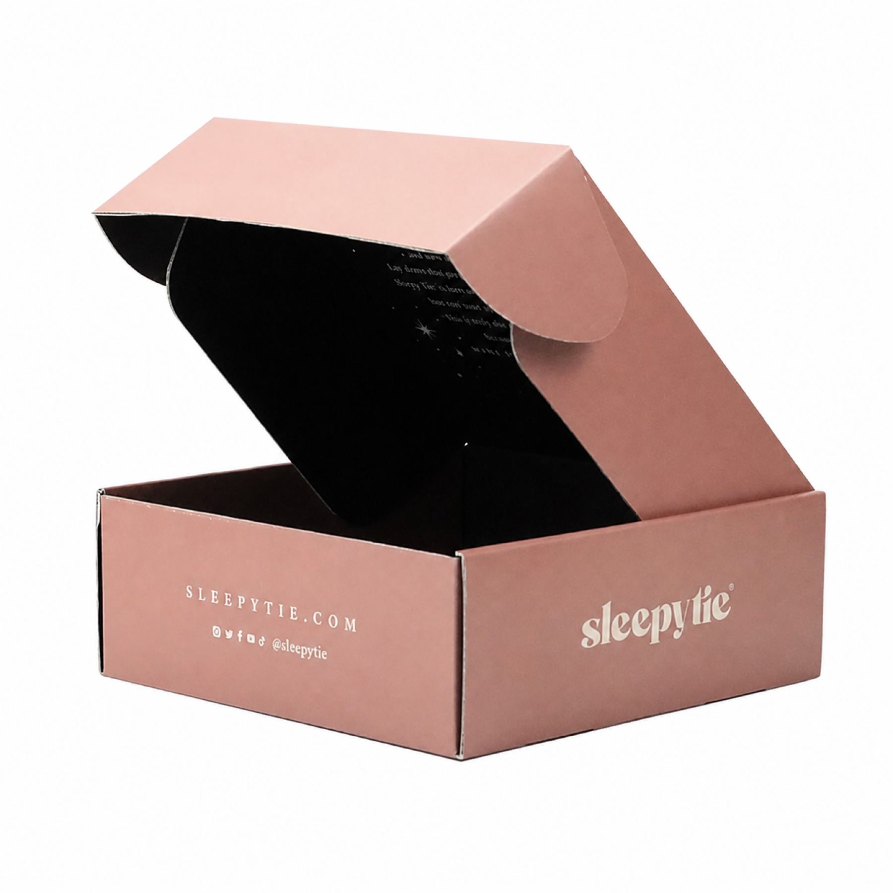 Pink Artwork Corrugated Mailer Box view 3