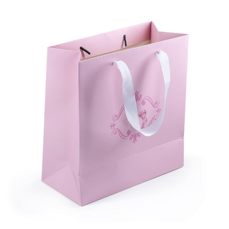 Pink Baby Clothes Paper Bag view 6