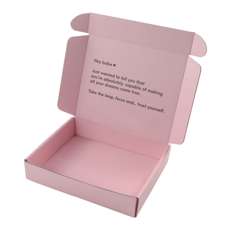 Pink Strong Corrugated Mailer Box