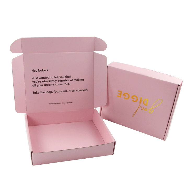 Pink Strong Corrugated Mailer Box view 5