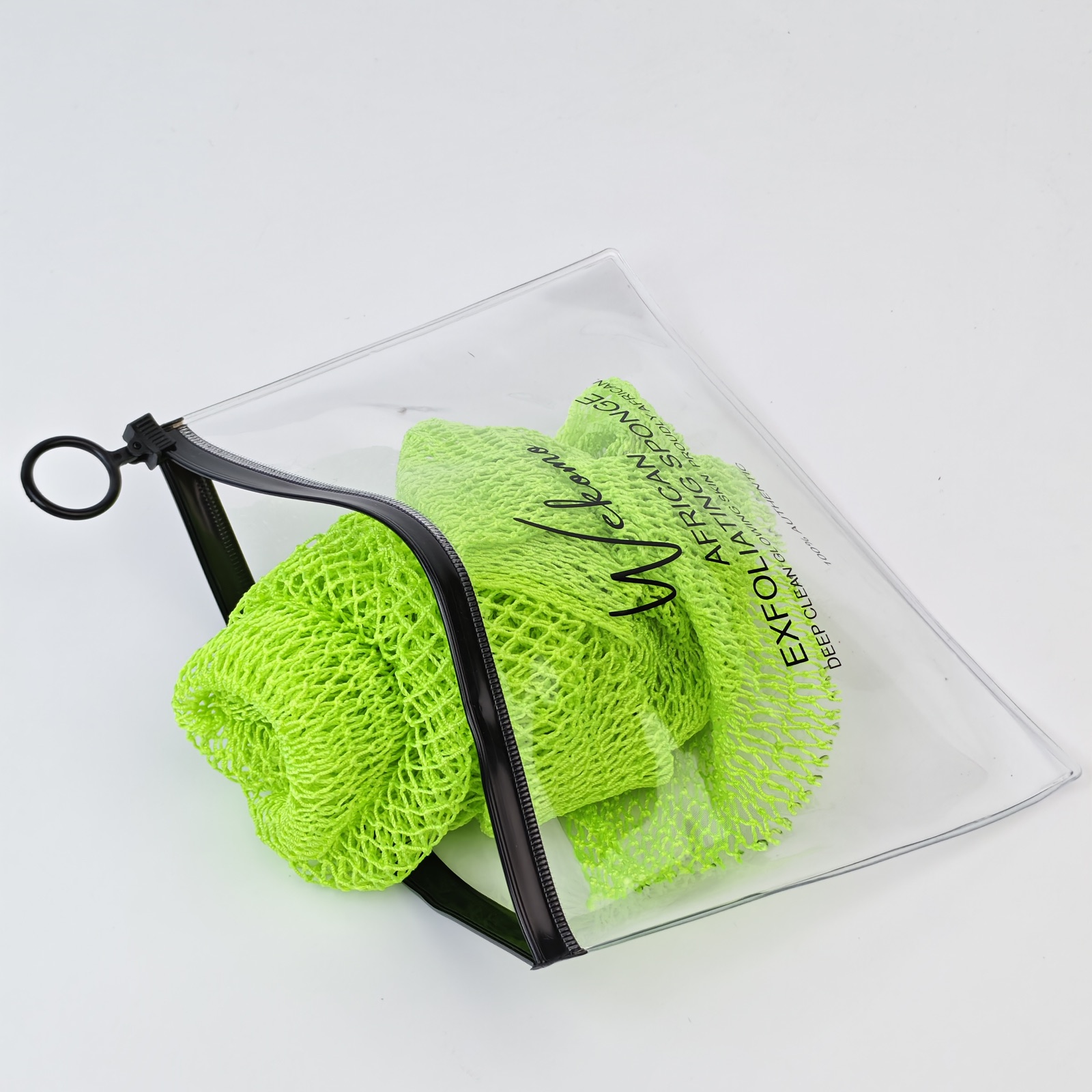 Single-Color Printed Clear PVC Zipper Bag view 2