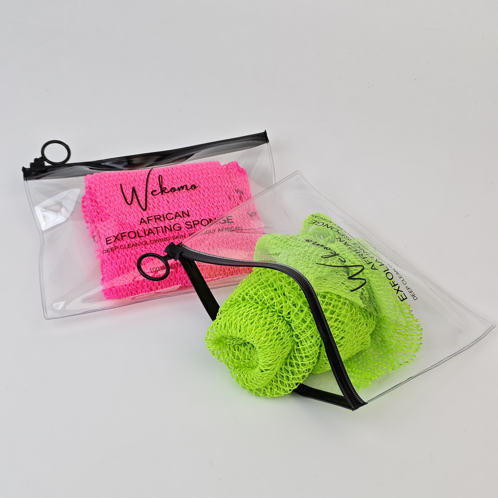 Single-Color Printed Clear PVC Zipper Bag view 5