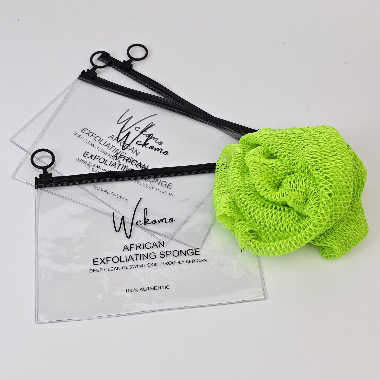 Single-Color Printed Clear PVC Zipper Bag view 6