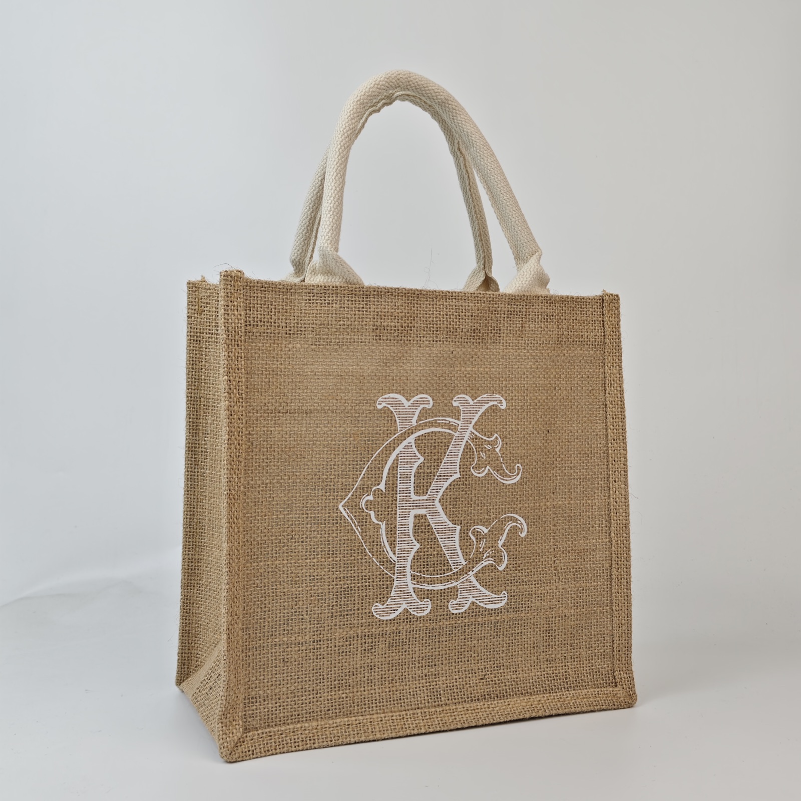 Small Printed Jute Bag