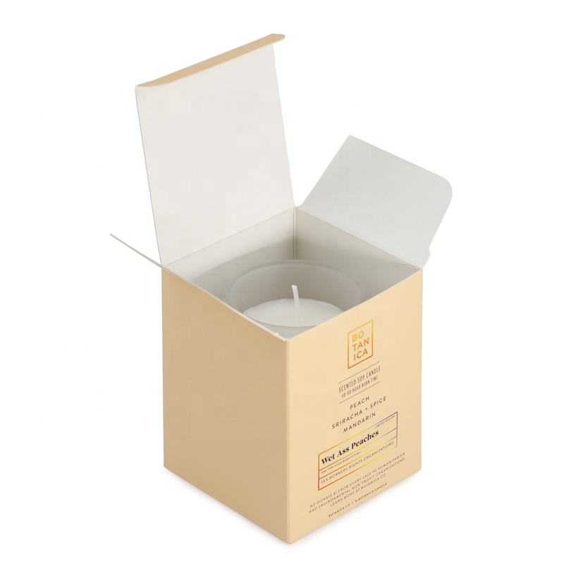 White Cardboard Candle Folding Carton view 6