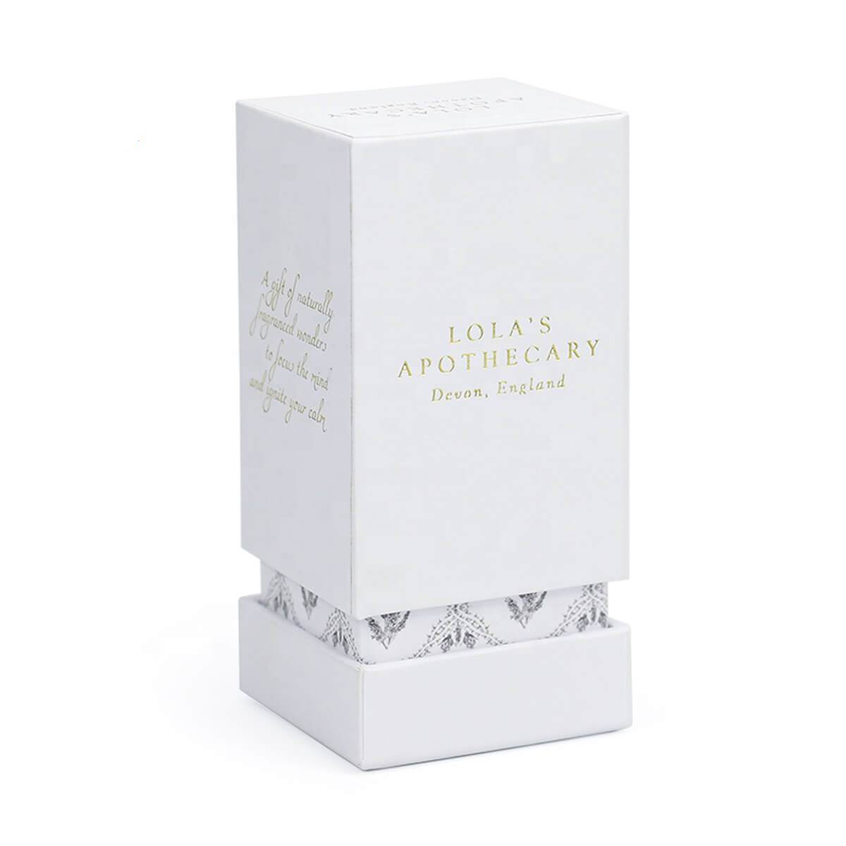 White Perfume Rigid Box with Insert view 6