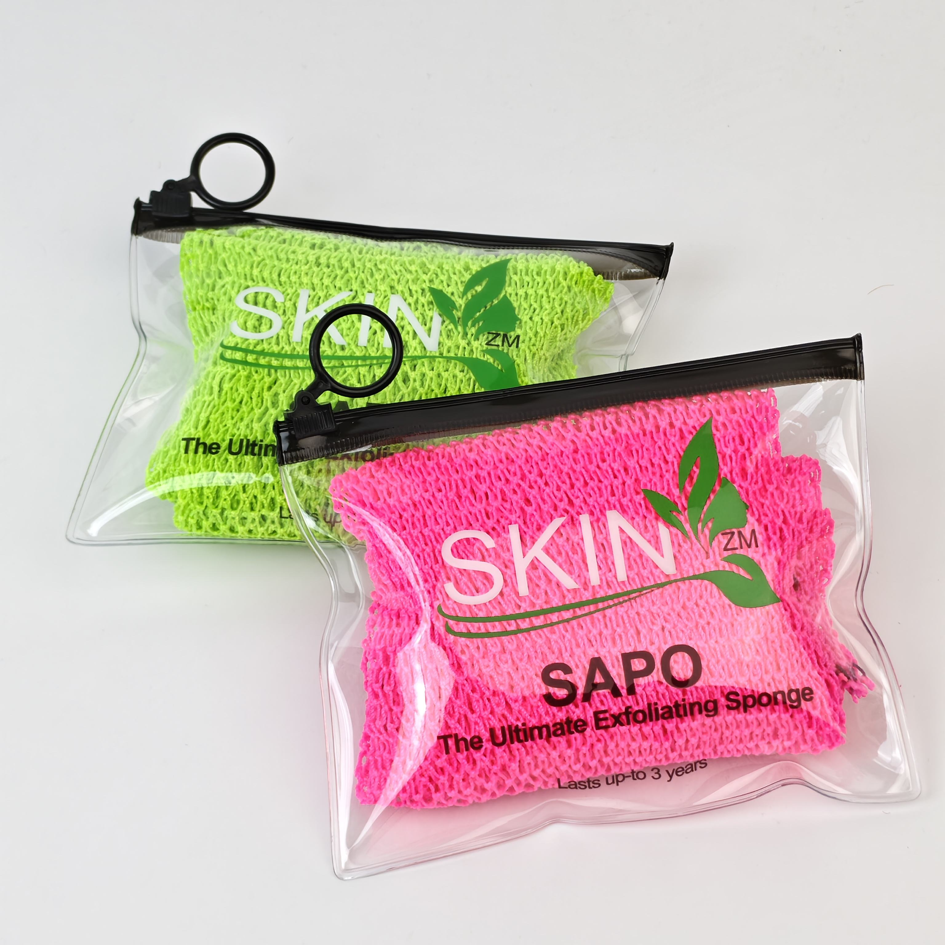 Clear PVC zipper packaging bags
