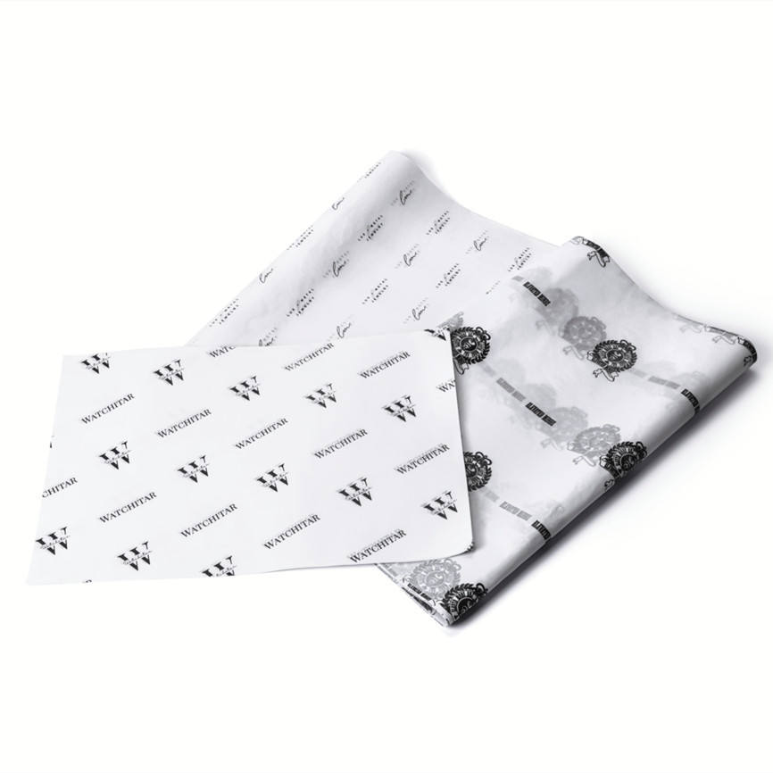 Custom printed wrapping and tissue paper